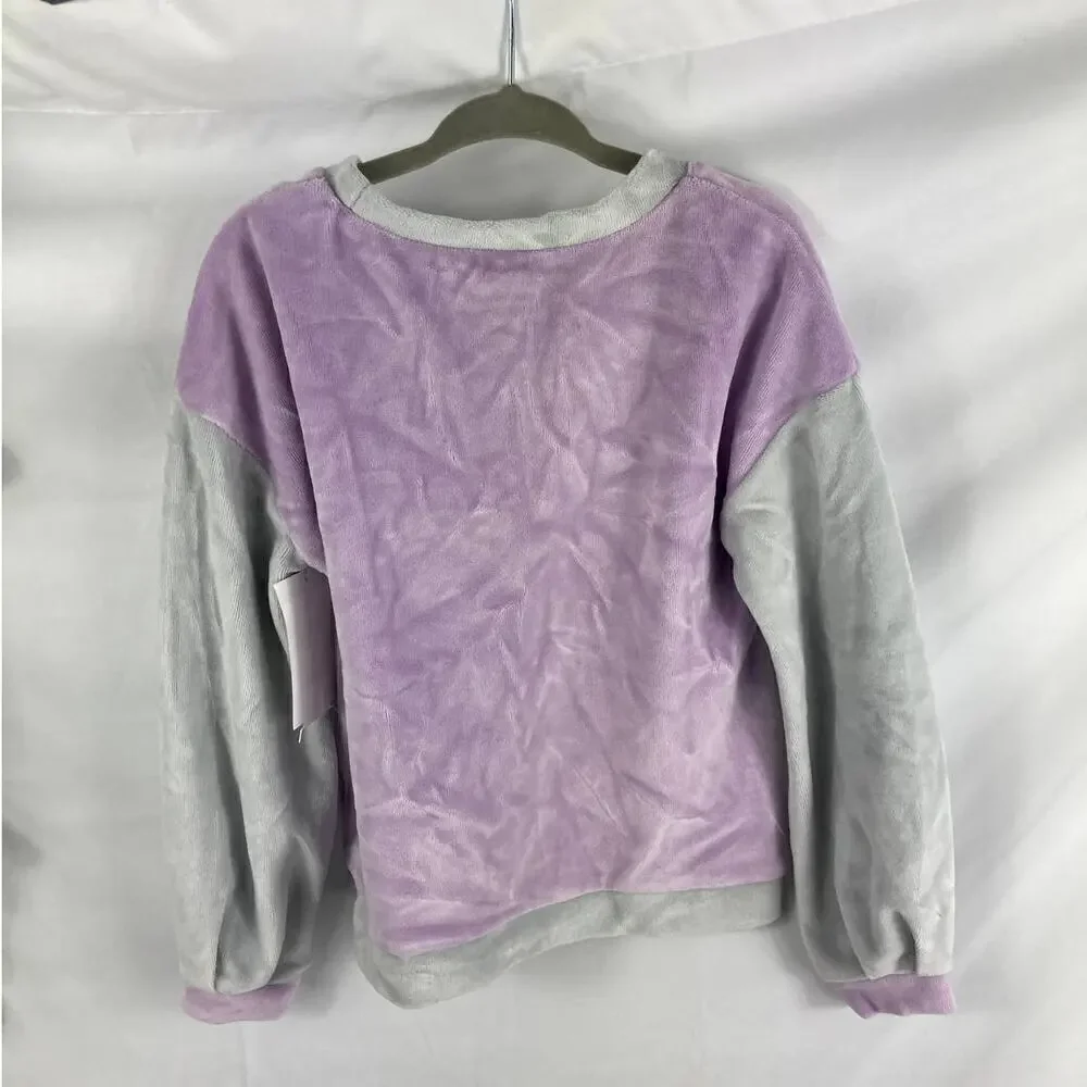 NWT Harper Canyon Velvet Color Block Sweatshirt 5